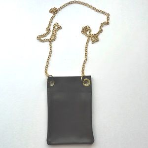 NEW Leather cell phone crossbody/pouch